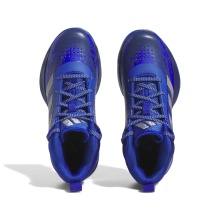 adidas Indoor Shoes Cross Em Up 5 Wide (durable, wide fit) royal blue Kids